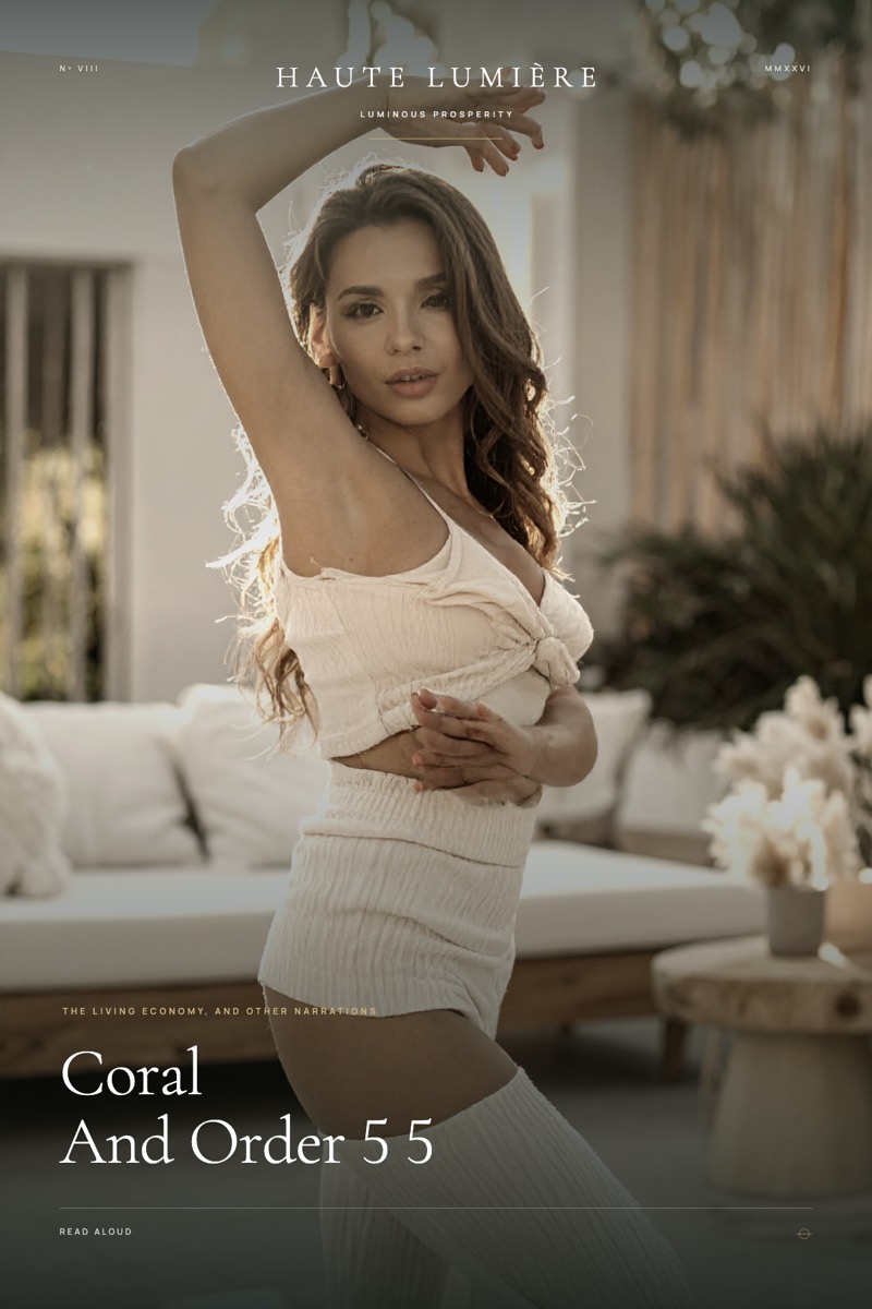 Coral And Order 5 5 — the jacket