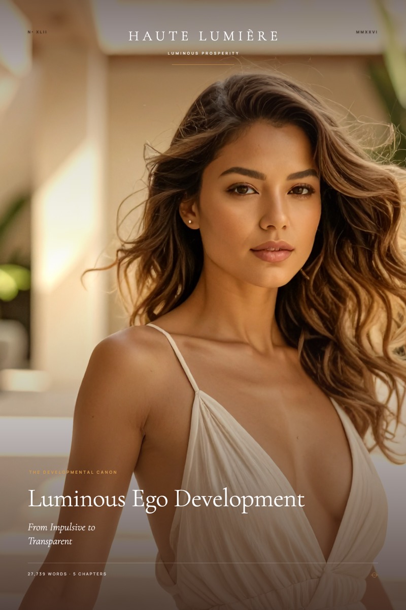 Luminous Ego Development™: From Impulsive to Transparent — the jacket
