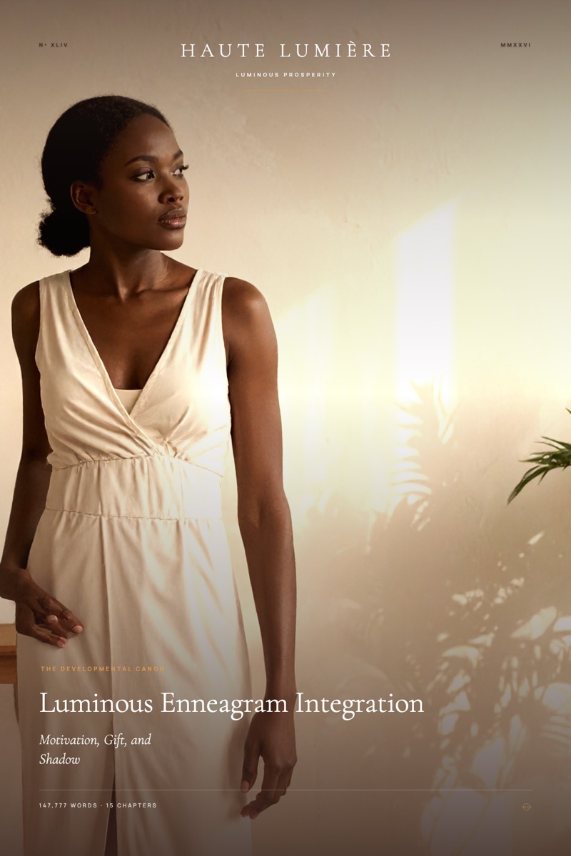Luminous Enneagram Integration™: Motivation, Gift, and Shadow — the jacket