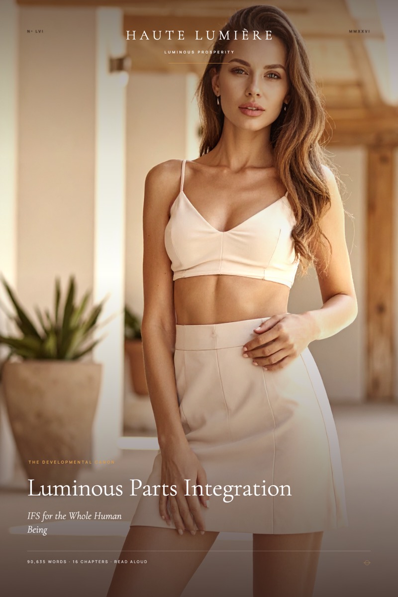 Luminous Parts Integration™: IFS for the Whole Human Being — the jacket