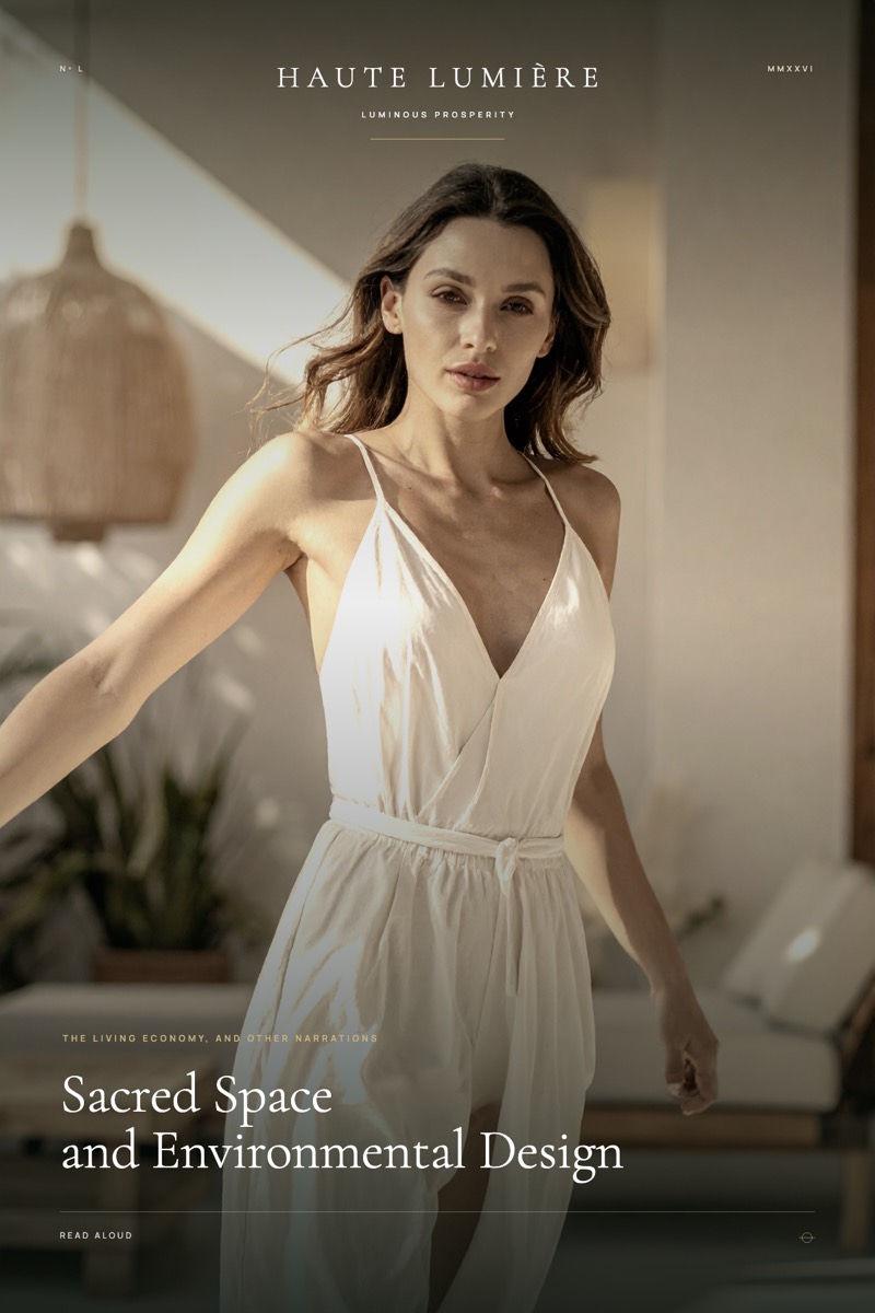 Sacred Space And Environmental Design — the jacket
