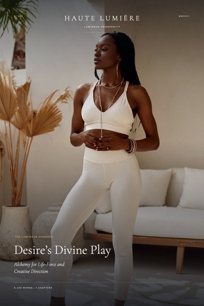 Desire’s Divine Play: Alchemy for Life-Force and Creative Direction — the jacket
