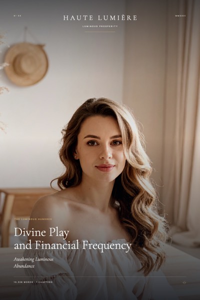Divine Play and Financial Frequency — Awakening Luminous Abundance — the jacket