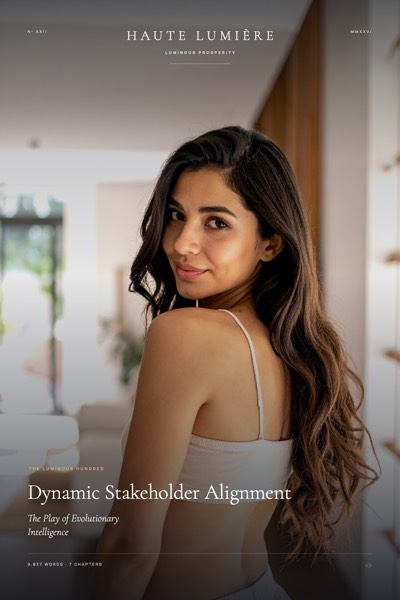 Dynamic Stakeholder Alignment — The Play of Evolutionary Intelligence — the jacket