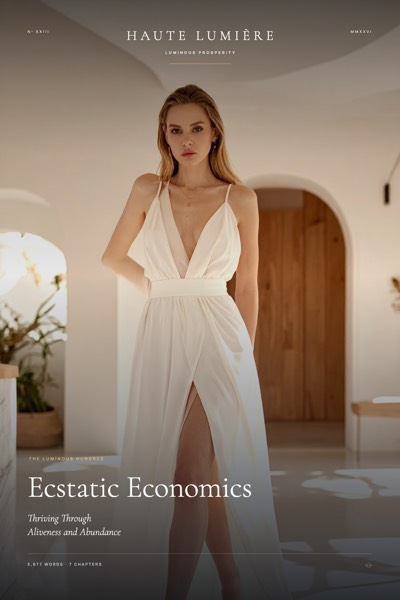 Ecstatic Economics: Thriving Through Aliveness and Abundance — the jacket