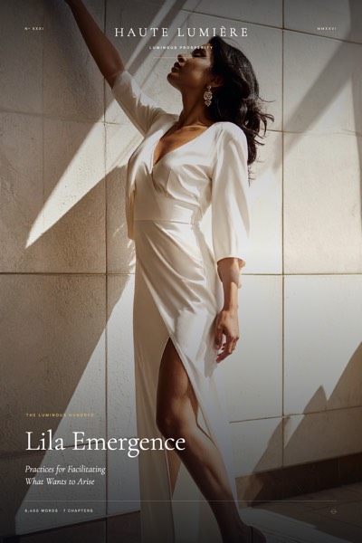 Lila Emergence: Practices for Facilitating What Wants to Arise — the jacket