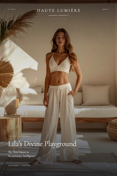 Lila’s Divine Playground: The Third Factor in Evolutionary Intelligence — the jacket