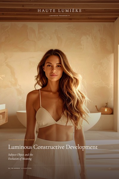Luminous Constructive Development™: Subject-Object and the Evolution of Meaning — the jacket