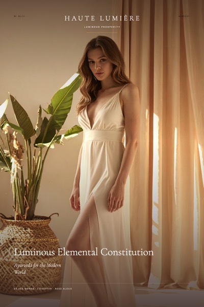 Luminous Elemental Constitution™: Ayurveda for the Modern World — the jacket