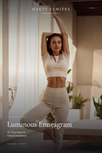 Luminous Enneagram: The Third Factor in Vertical Development — the jacket