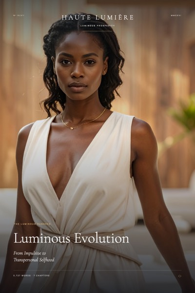 Luminous Evolution: From Impulsive to Transpersonal Selfhood — the jacket