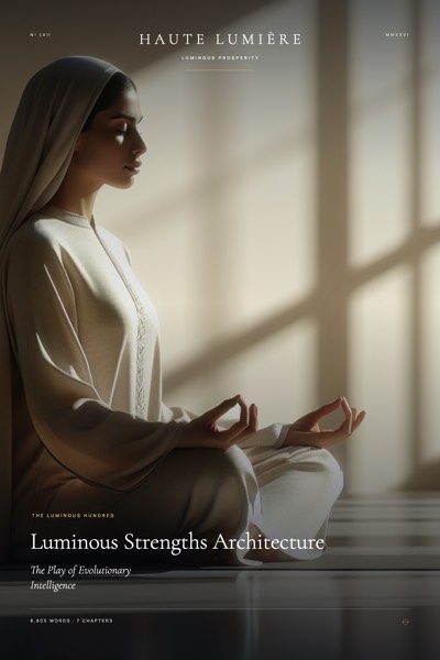 Luminous Strengths Architecture: The Play of Evolutionary Intelligence — the jacket