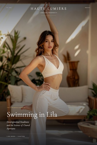 Swimming in Lila: Developmental Readiness and the Science of Cleared Apertures — the jacket