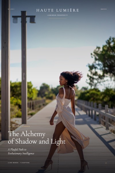 The Alchemy of Shadow and Light: A Playful Path to Evolutionary Intelligence — the jacket