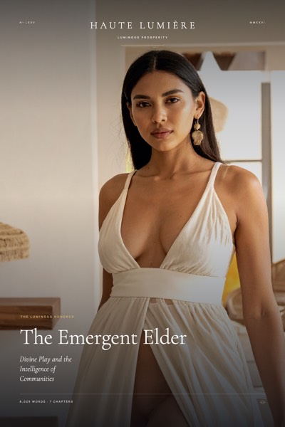 The Emergent Elder: Divine Play and the Intelligence of Communities — the jacket