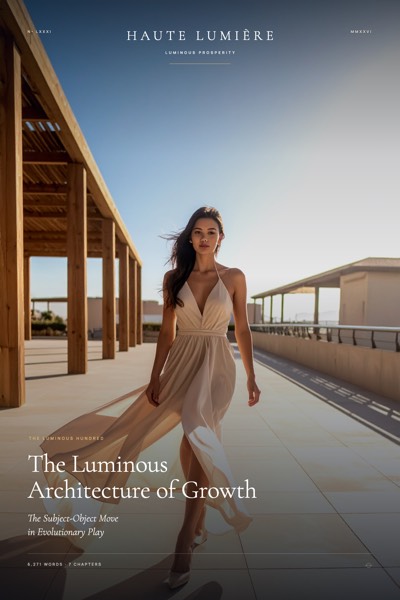 The Luminous Architecture of Growth: The Subject-Object Move in Evolutionary Play — the jacket