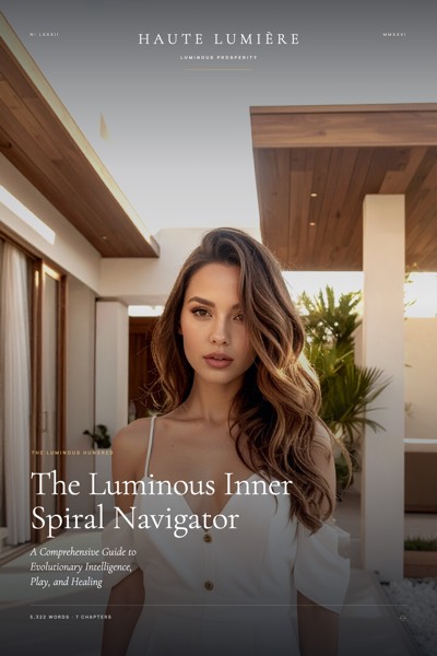 The Luminous Inner Spiral Navigator — A Comprehensive Guide to Evolutionary Intelligence, Play, and Healing — the jacket