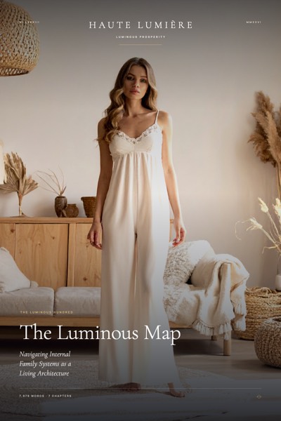 The Luminous Map: Navigating Internal Family Systems as a Living Architecture — the jacket