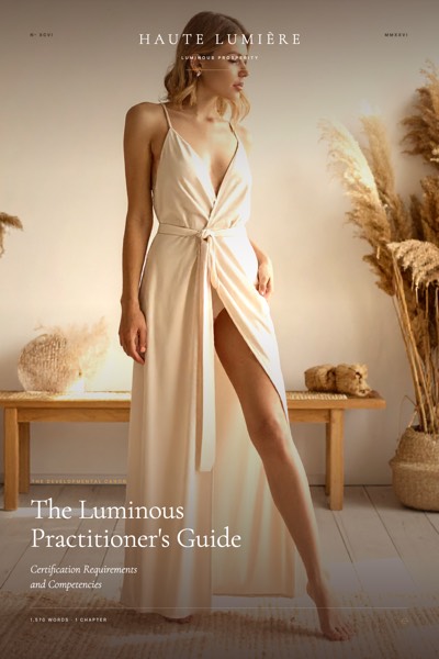 The Luminous Practitioner's Guide: Certification Requirements and Competencies — the jacket