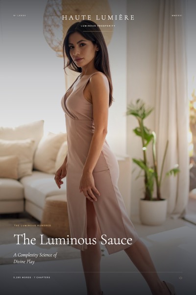 The Luminous Sauce: A Complexity Science of Divine Play — the jacket