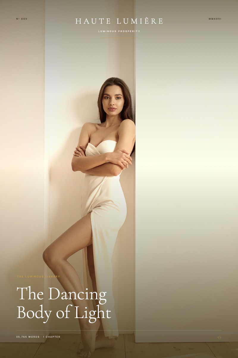 The Dancing Body of Light — the jacket