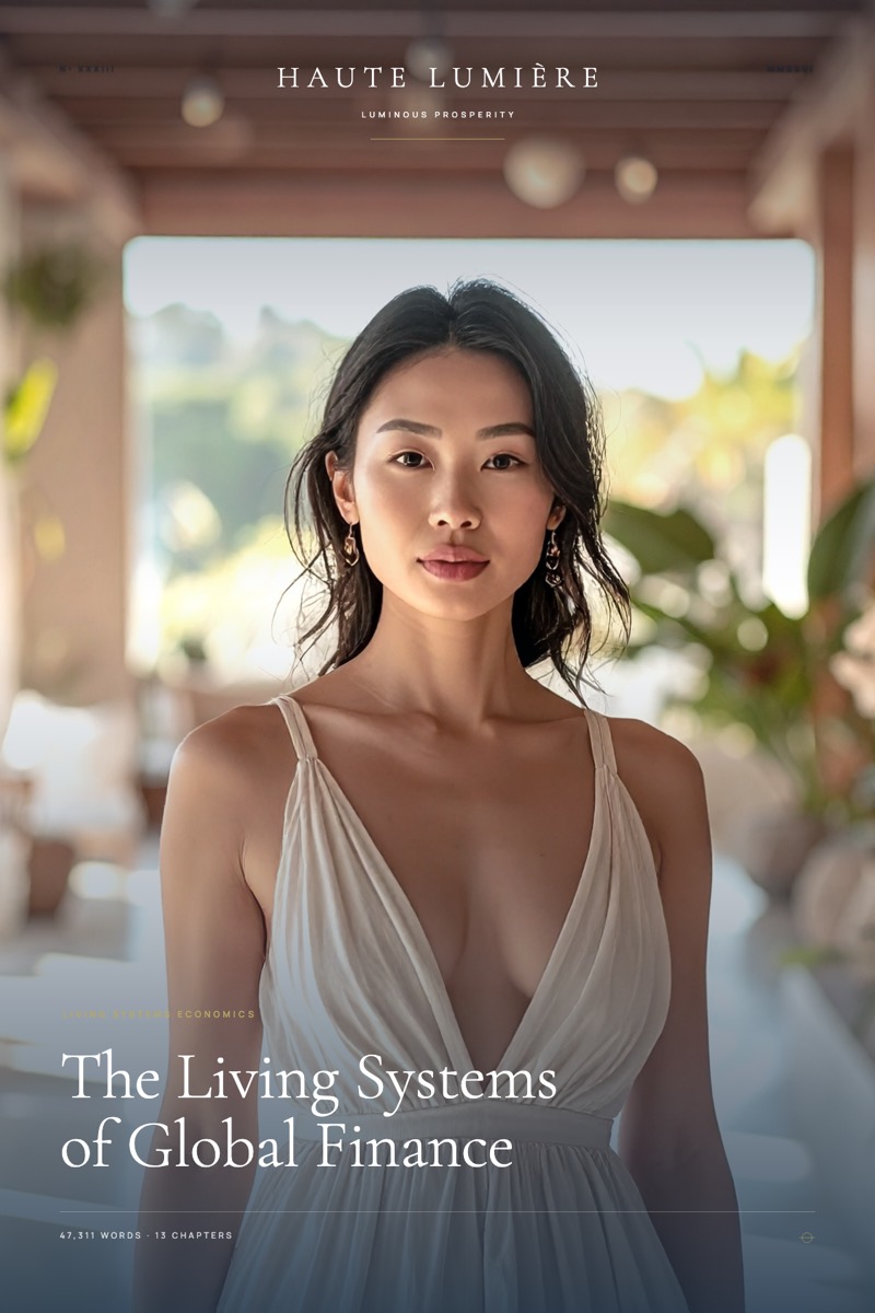 The Living Systems of Global Finance — the jacket