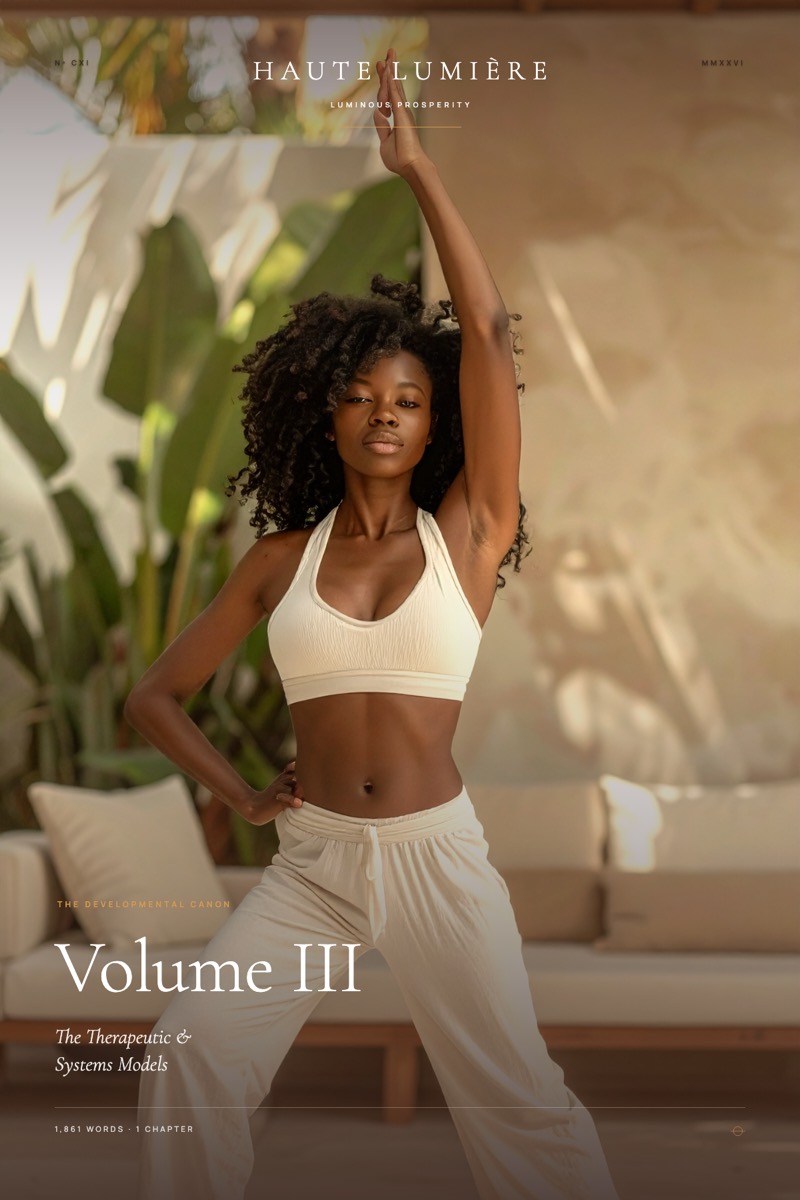 Volume III: The Therapeutic & Systems Models — the jacket